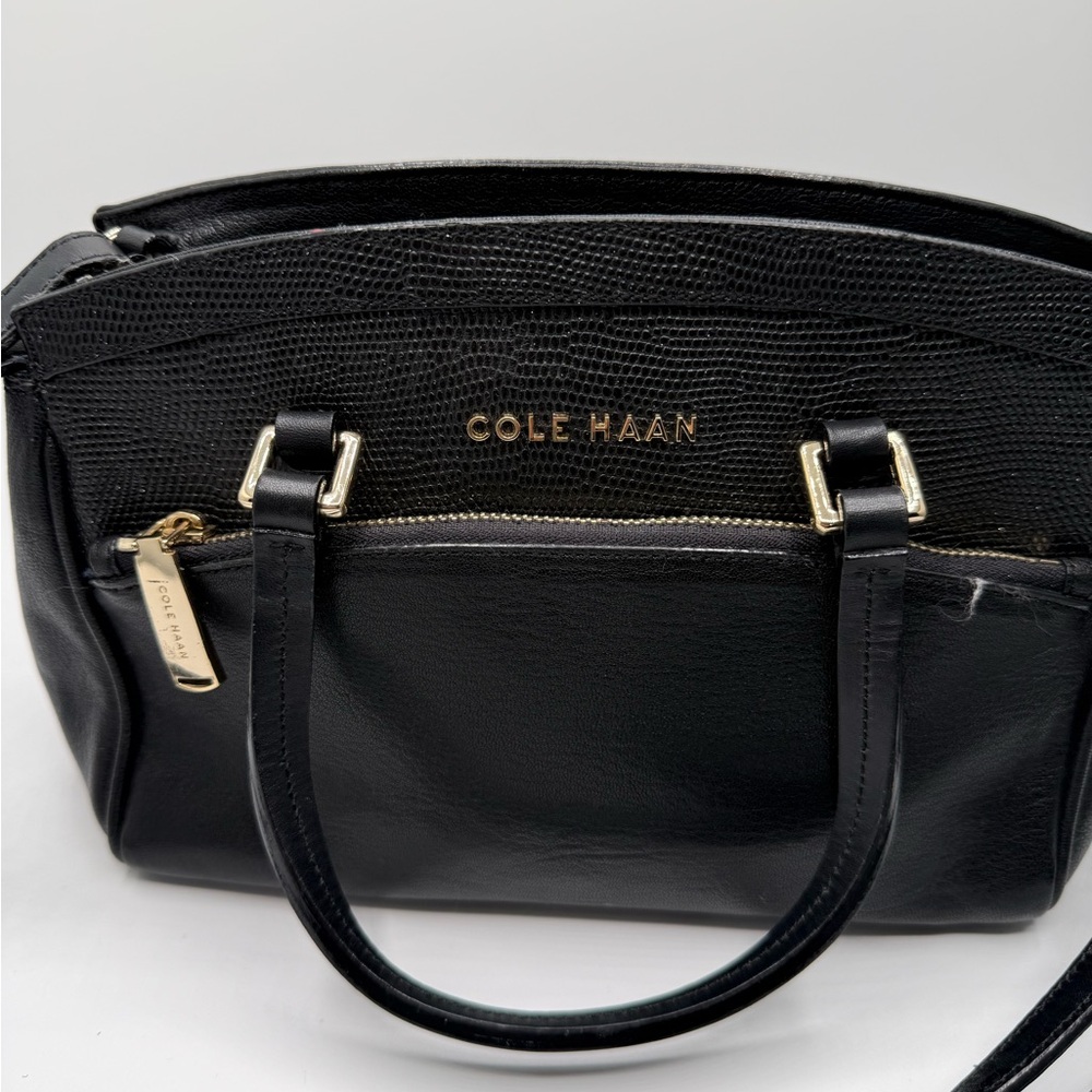 Cole Haan Black Satchel Bag - Picture 2 of 5
